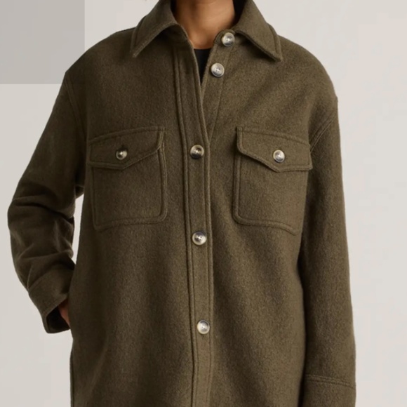 Quince Wool Shacket, Brand New, XS - Picture 7 of 7